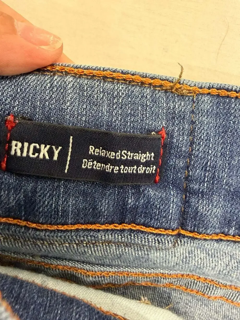 True Religion Ricky Relaxed Straight Leg Jeans Size 36
